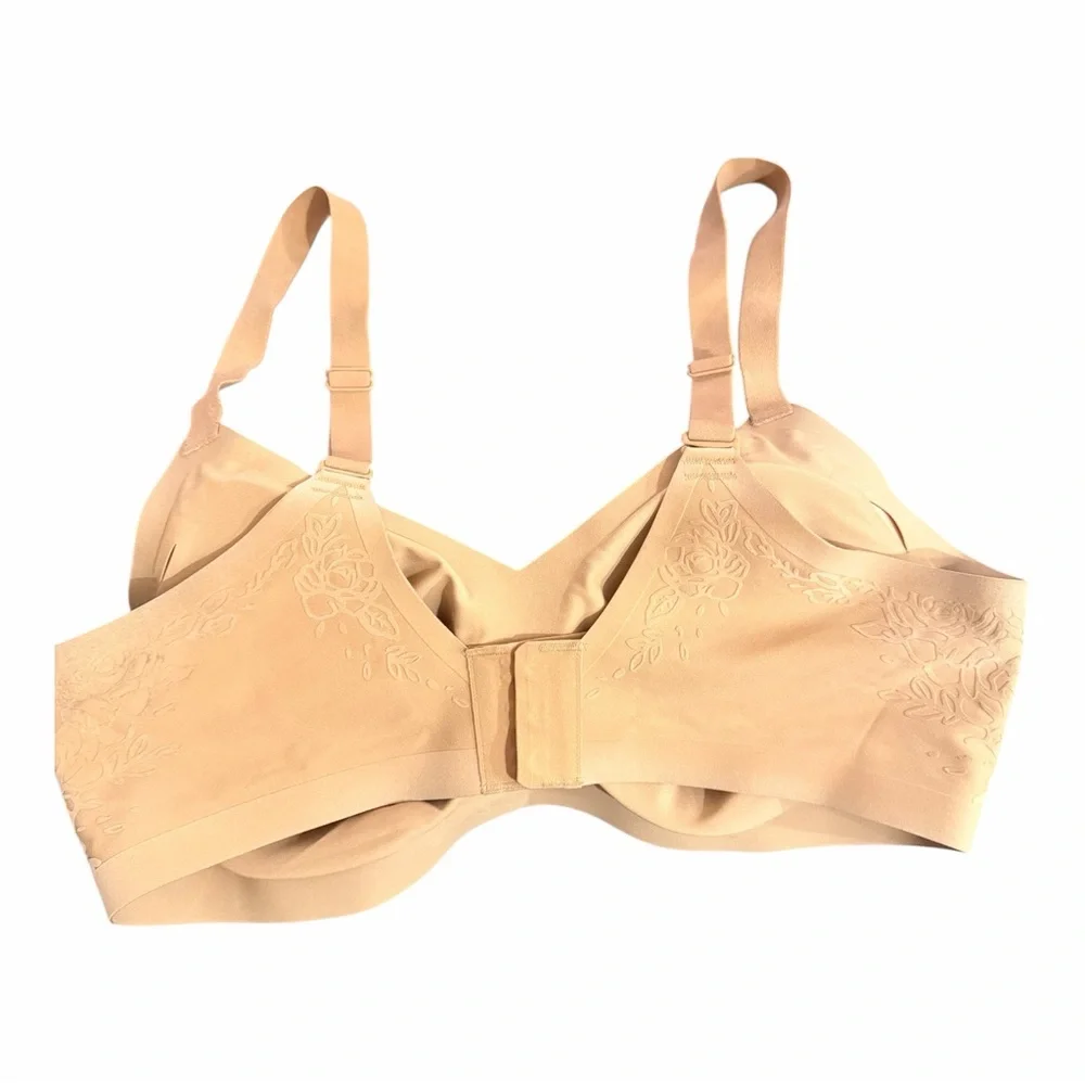 Honey Love Silhouette Roses Bra in Sand Size L - Picture 6 of 16